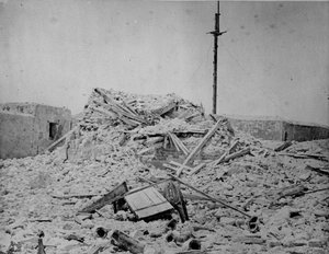 Robbanás – Fort Adda, Alexandria, 1882 alkotó: English Photographer